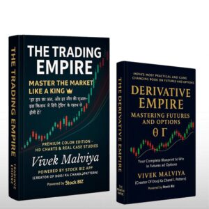 Stock Market Mastery Combo – The Trading Empire & The Derivative Empire Books by Vivek Malviya | Learn Trading, Derivatives & Market Strategies
